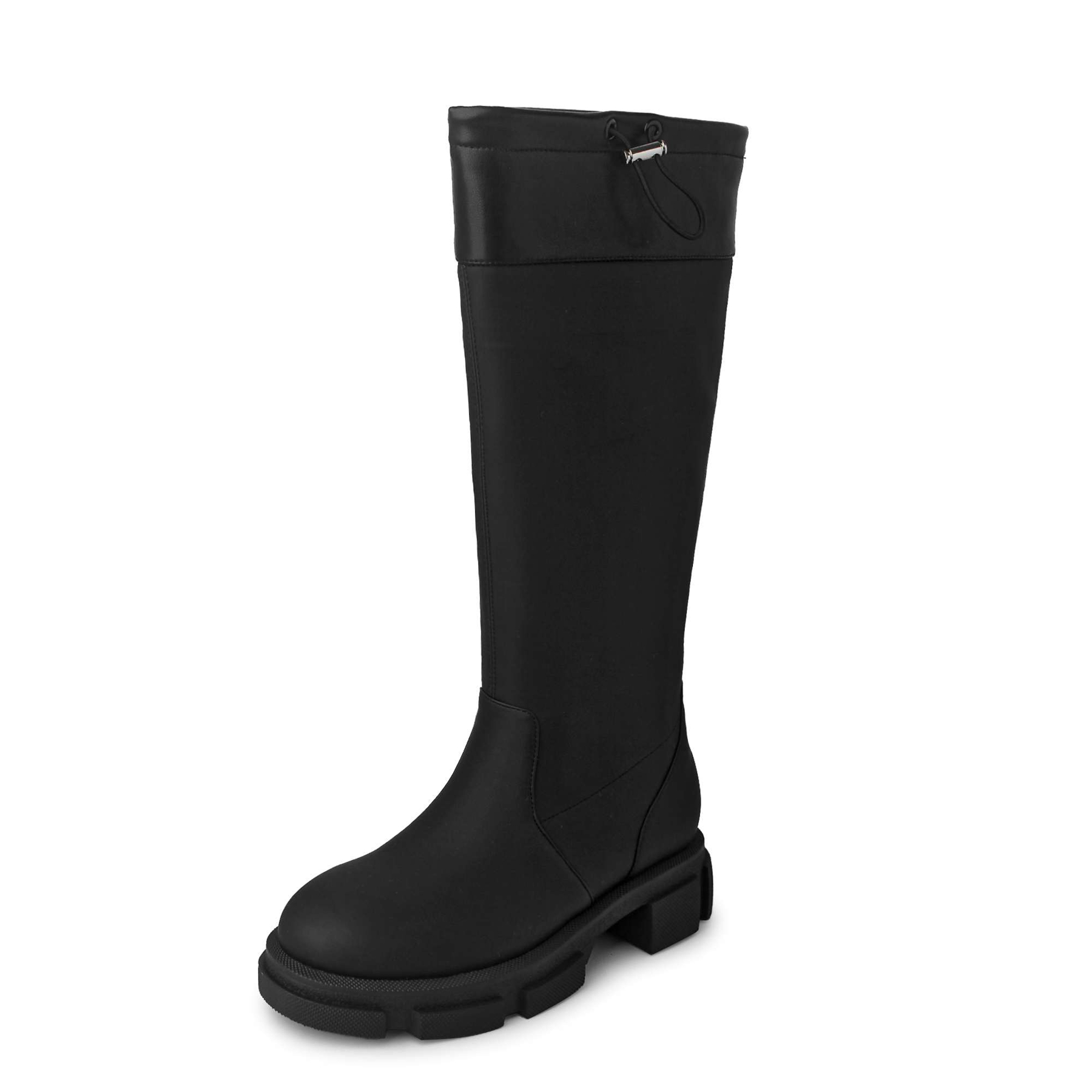 Cow Skin Round Toe Thigh High  - Riding Boot Short recension och pris