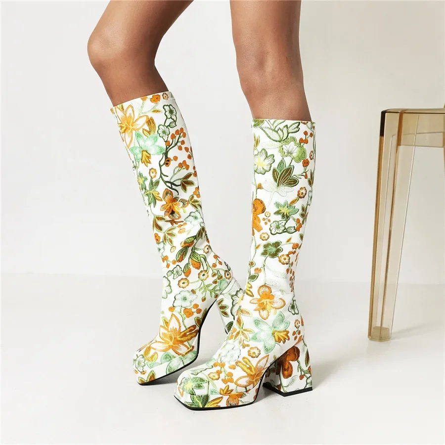 Winter Women Knee High Platfor - Riding Boot Short recension och pris