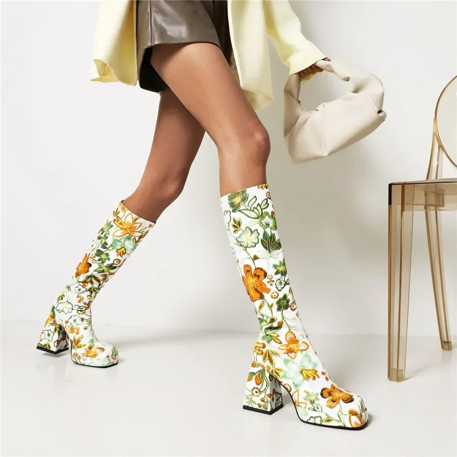 Winter Women Knee High Platfor - Riding Boot Short recension och pris