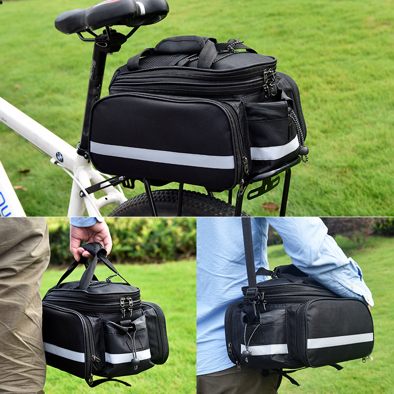 Bicycle Carrier Bag Large Capa - Tail Bag Rack recension och pris