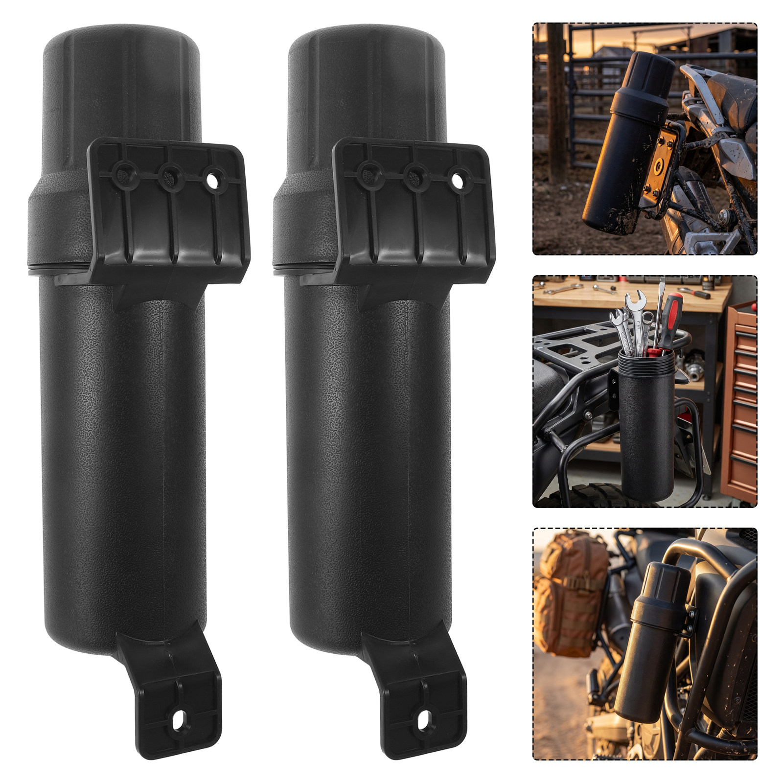 2Pcs Motorcycle Storage Tube L - Motorcycle Gear Youtube recension och pris