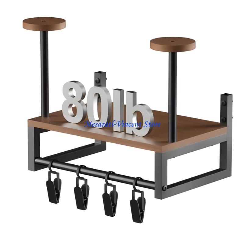 A70F Sturdy Helmet Wall Rack C - Motorcycle Gear Display Rack recension och pris