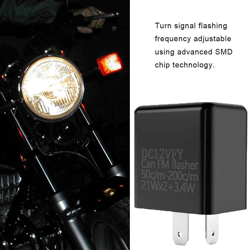 DV 12V LED Flasher Adjustable  - Gear X Motorcycle recension och pris
