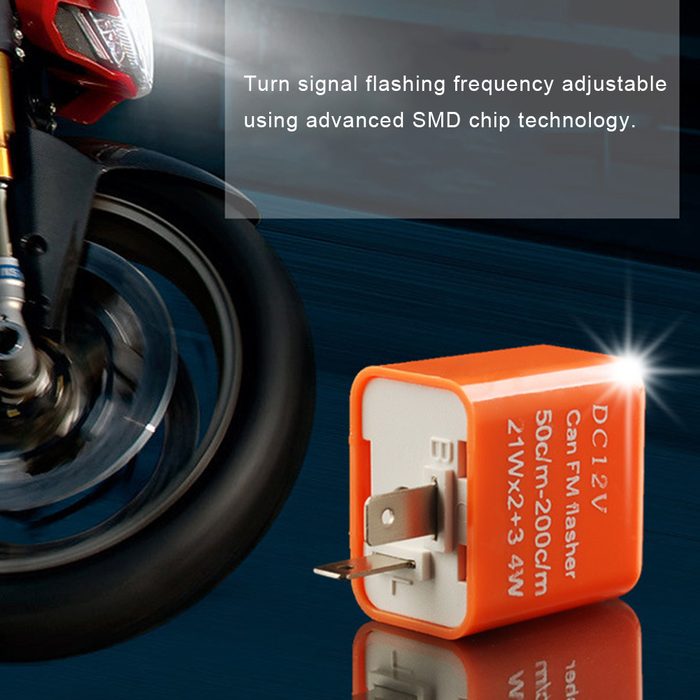 DV 12V LED Flasher Adjustable  - Gear X Motorcycle recension och pris