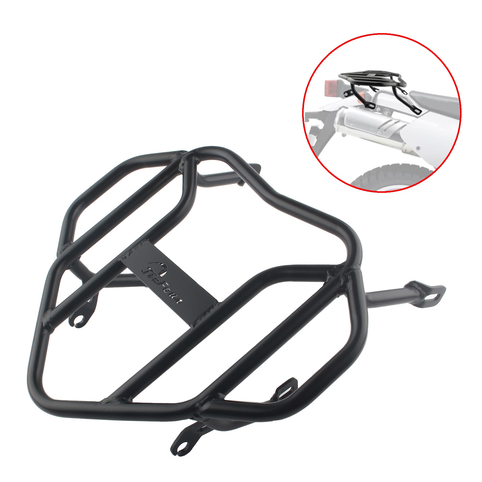 Motorcycle Cargo Storage Carri - Tail Bag Rack recension och pris