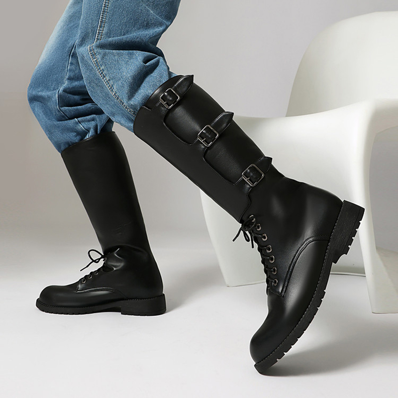 Men's Plus Size 47 48 Motorcyc - Riding Boot Short recension och pris