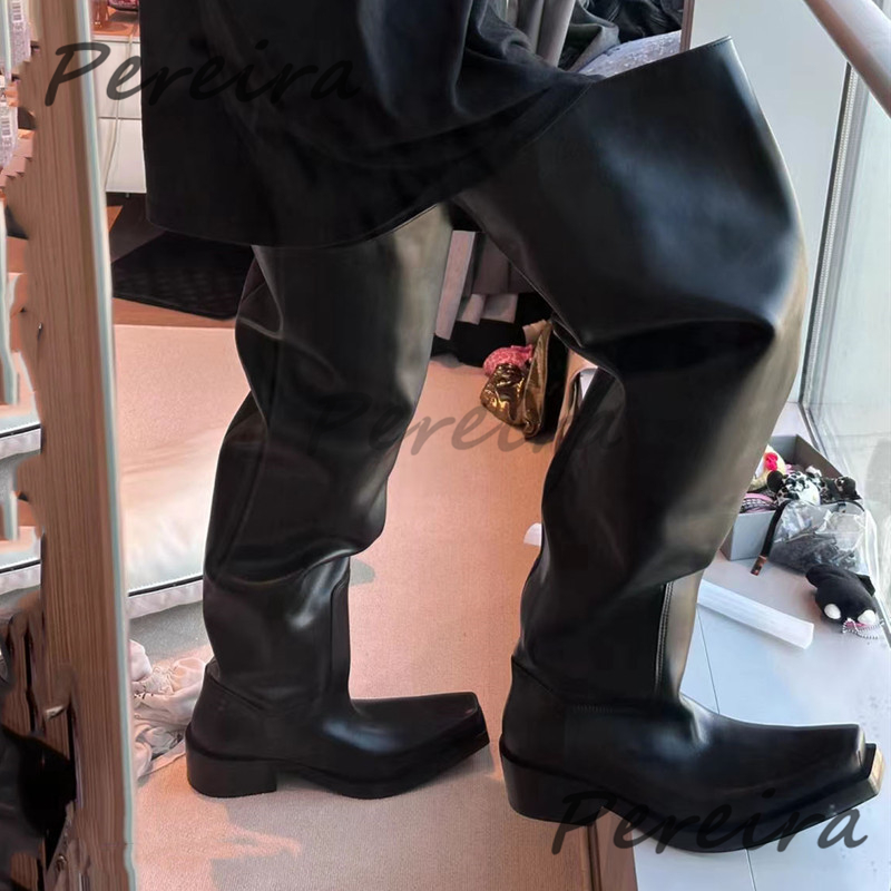 Thick Soled Over The Knee Boot - Riding Boot Short recension och pris